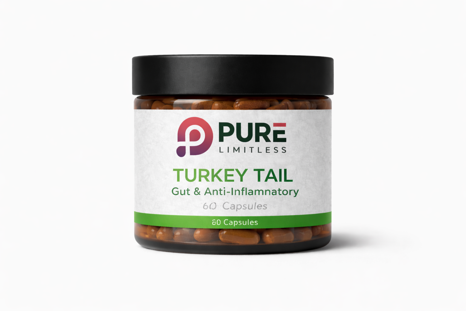 Pure Limitless Turkey Tail Capsules - 60 Capsules