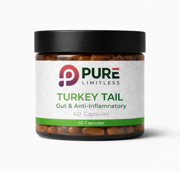 Pure Limitless Turkey Tail Capsules - 60 Capsules