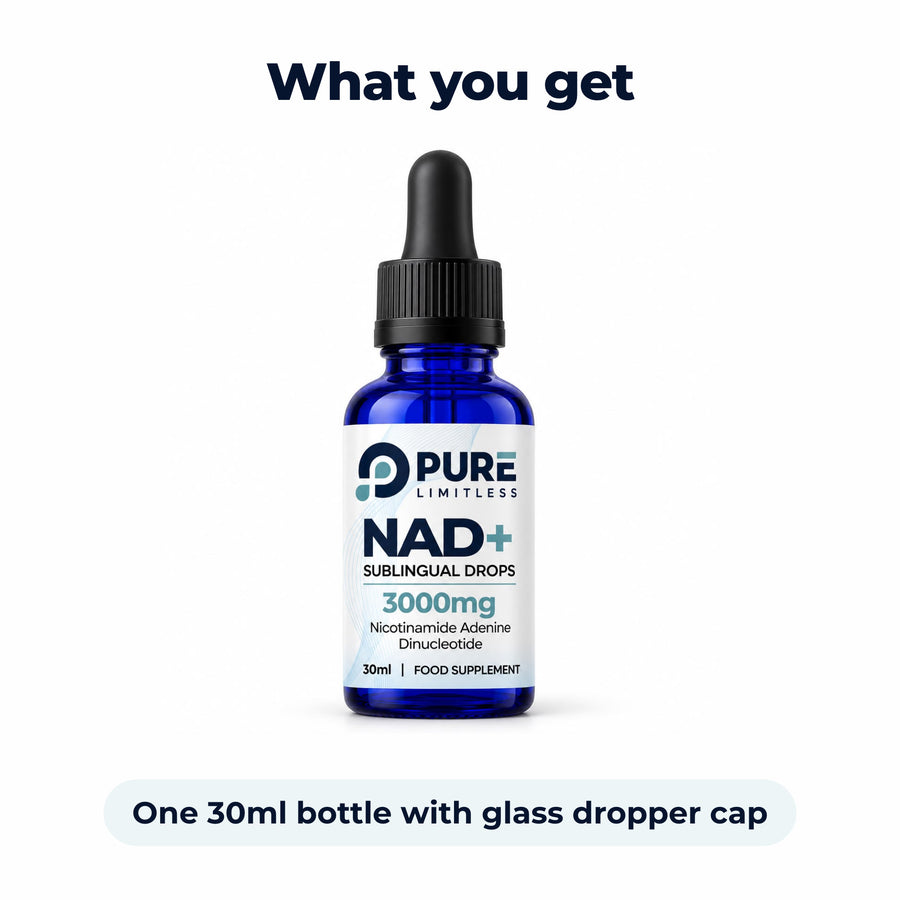 What you get: one 30ml bottle with glass dropper cap