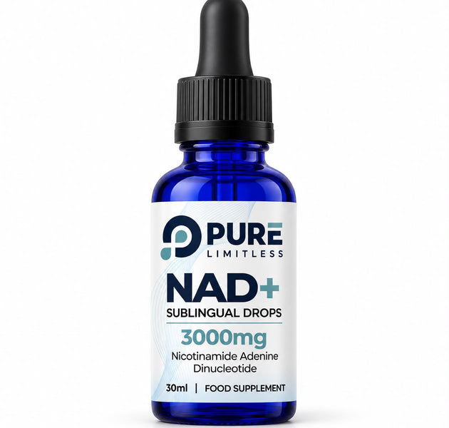 Pure Limitless NAD+ Sublingual Drops, 3000mg per 30ml bottle